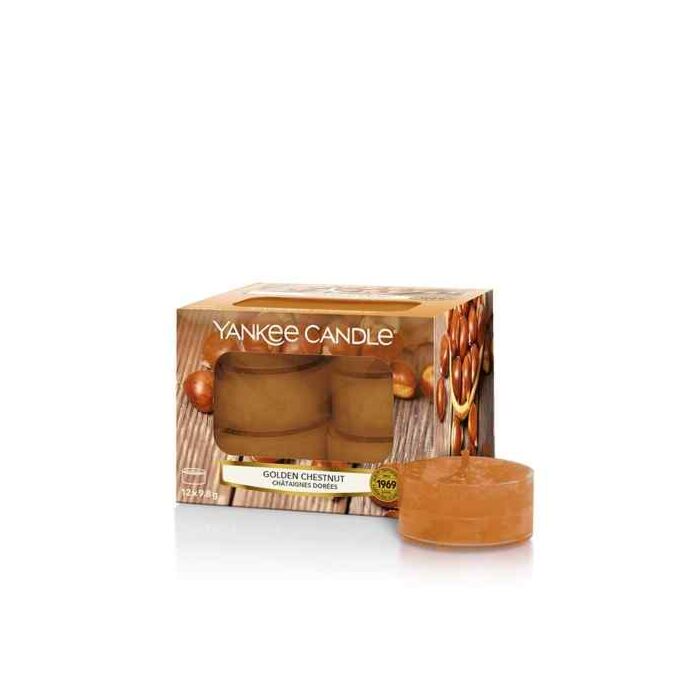 Yankee Candle Golden Chestnut - Tea Lights-2